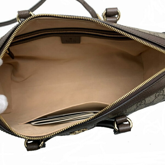 Gucci Bag Ophidia GG Supreme Leather Beige Brown - Picture 2 of 3